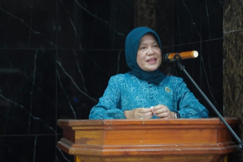 Ketua TP PKK Kabupaten Barru, drg. Hj. Hasnah Syam MARS.