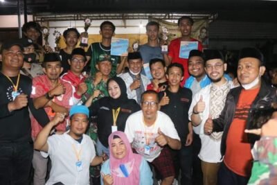 Foto bersama pemenang Lantang Bangngia Run Race 2022 Kecamatan Ujung Tanah, Senin (25/04/2022).