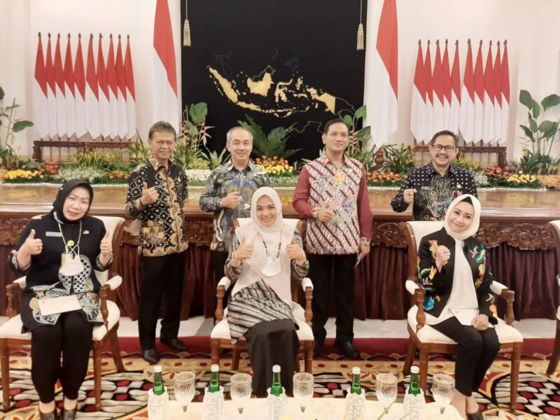 Inspektur Kota Makassar, A.Asma Zulistia Ekayanti menghadiri Rakornas Pengawasan di Istana Negara Jakarta, Selasa (14/06/2022).