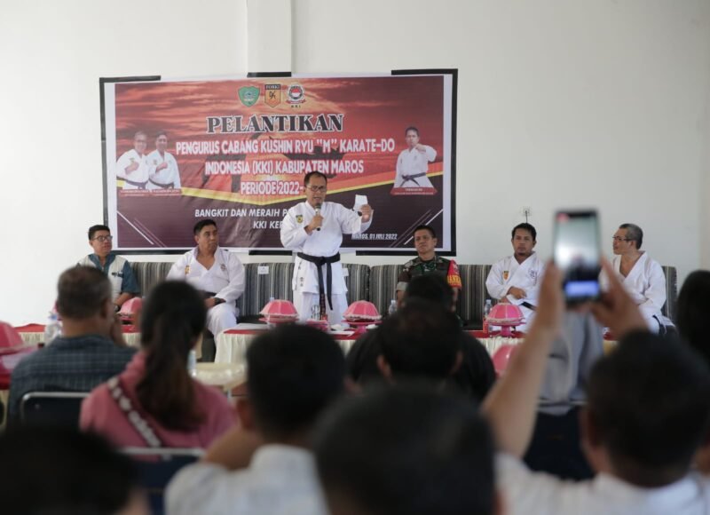 Wali Kota Makassar, Danny Pomanto lantik sejumlah pengurus cabang Kushin Ryu 