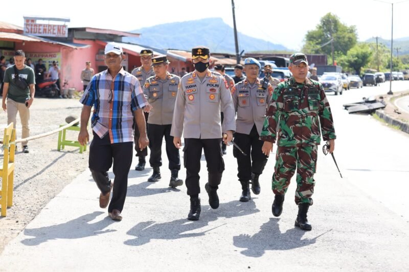 Kapolres Barru, AKBP Yudha Wirajati, S.IK. MH.,  memimpin langsung pengamanan eksekusi lahan.