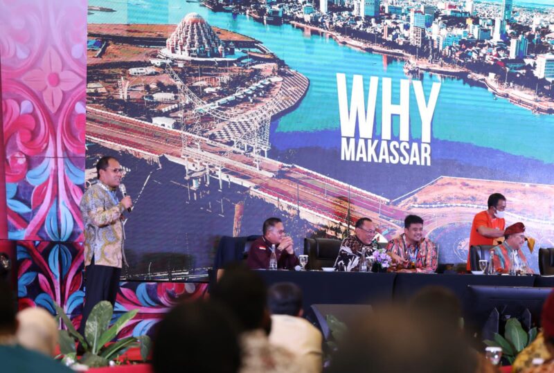 Wali Kota Makassar, Danny Pomanto ikuti Rapat Kerja Nasional (Rakernas) APEKSI XV  memutuskan Kota Makassar sebagai tuan rumah Apeksi XVI 2023 mendatang di Hotel Tuntrum, Selasa (09/08/2022)