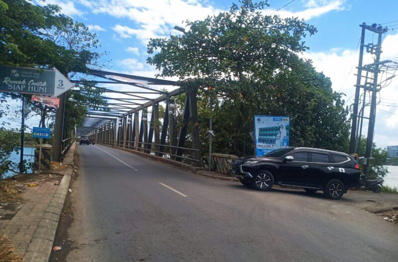 Situasi arus lalu lintas Jembatan Barombong setelah dilakukan Rekayasa lalu lintas, Selasa (30/08/2022).