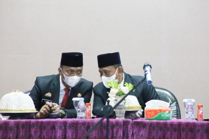Bupati Wajo H. Amran Mahmud dan Wakil Bupati Wajo H. Amran SE