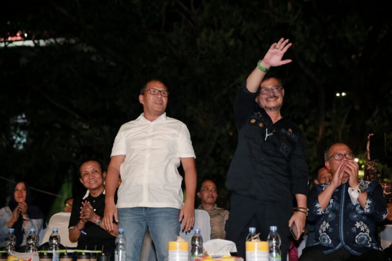 Menteri Pertanian (Mentan) Syahrul Yasin Limpo hadiri Perhelatan Makassar Internasional Eight Festival and Forum 2022 (Makassar F8), Jumat (09/09/2022).