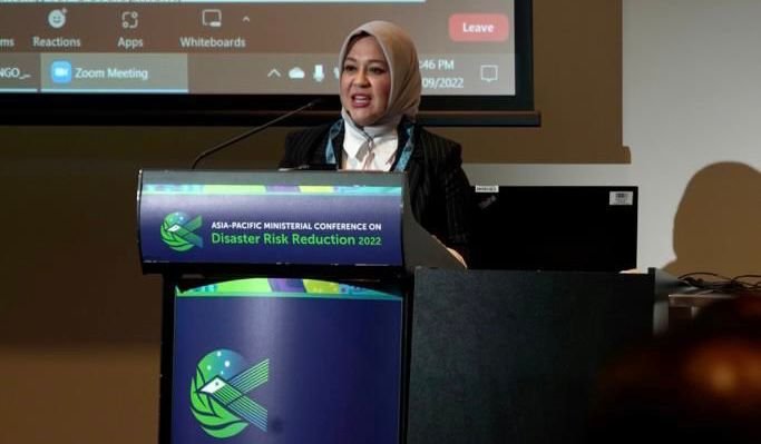 Wakil Wali Kota Makassar, Fatmawati Rusdi menghadiri pertemuan Asia - Pasifik Ministerial Conference on Disastert Risk Reduction 2022 di Brisbane Australia, Senin (19/09/2022).