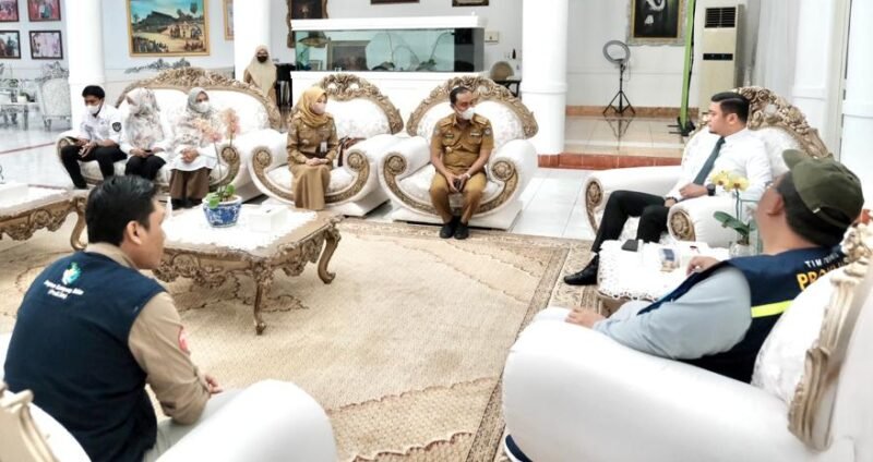 Bupati Gowa, Adnan Purichta Ichsan sambut hangat kehadiran Tim Verifikasi (KLHK) RI di Rumah Jabatan Bupati Gowa, Senin (01/08/2022).