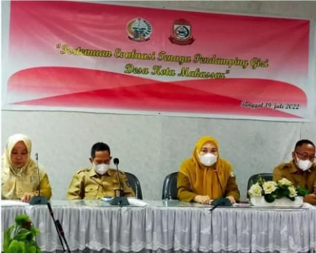 Dinas Kesehatan (Dinkes) Kota Makassar menggelar Kegiatan Pertemuan Monitoring dan Evaluasi Tenaga Pendamping Gizi di Aula Dinas Kesehatan Kota Makassar, Selasa (19/07/2022).