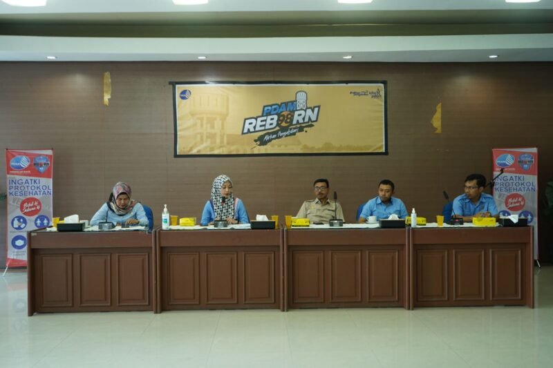 PDAM Kota Makassar terima kunjungan studi tiru DPRD Kabupaten Bone, Selasa (15/11/2022).