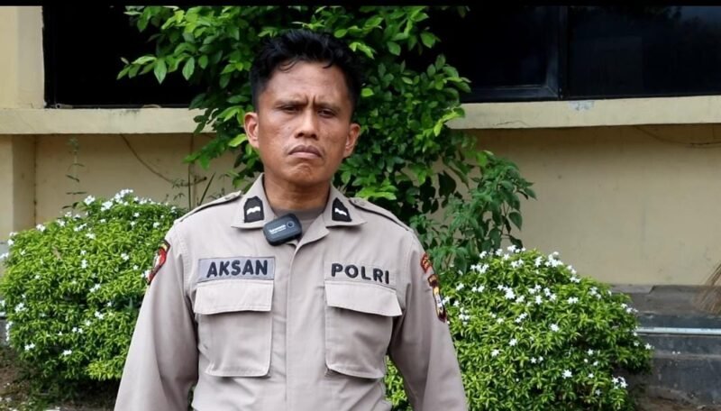 Anggota Polres Toraja, Aipda Aksan