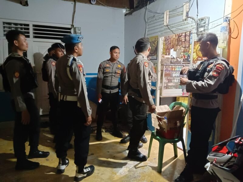 Patroli KRYD Polresta Gorontalo Kota pada Selasa (17/01) malam Wita yang dipimpin langsung oleh Babag Ops Kompol Suharjo