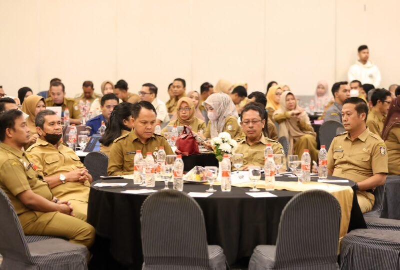 Pemerintah Kota Makassar melalui Bagian Tata Pemerintahan menyelenggarakan Bimbingan Teknis Penyusunan Penyelenggaraan Laporan Pemerintahan Daerah (LPPD) 2022, di Hotel The Acacia Jakarta, Selasa (07/02/2023).