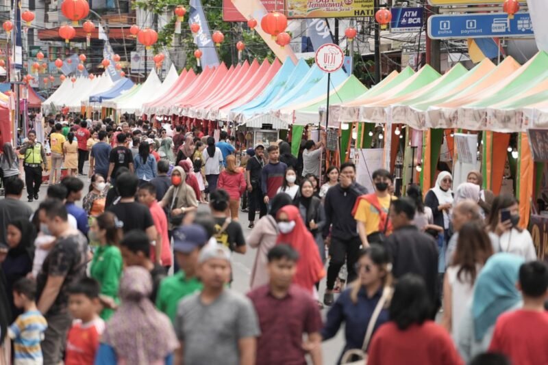 Acara puncak Jappa Jokka Cap Go Meh Pemkot Makassar 2023 diramaikan sebanyak 153 tenant UMKM