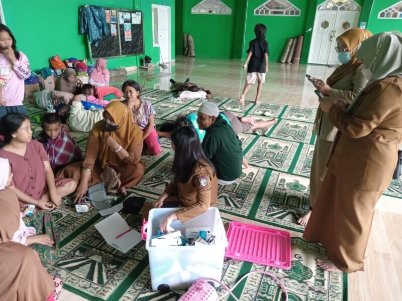 Posko Bencana di Masjid Babussalam Kelurahan Bitowa Kecamatan Manggala wilker PKM Antang