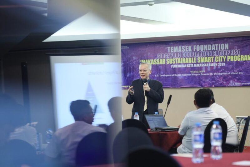 ASN Pemkot Makassar ikuti Workshop Program Capacity Building Temasek Foundatuon Singapore Cooperation Enterprise (SCE) di Hotel Aston, Rabu (08/03/2023).