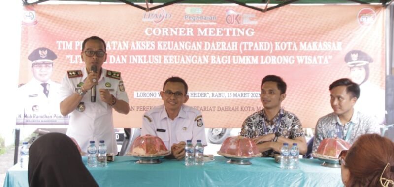 TPAKD Kota Makassar gelar literasi keuangan di Lorong Wisata 