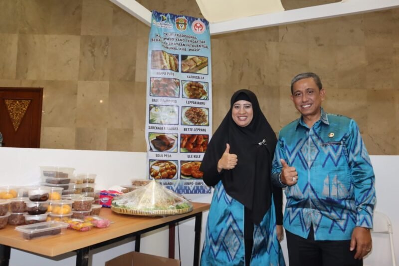 Pemerintah Kabupaten (Pemkab) Wajo dan Dewan Kerajinan Nasional Daerah (Dekranasda) Wajo hadir memanjakan para pencinta kuliner sepanjang gelaran International Handicraft Trade Fair (Inacraft) 2023