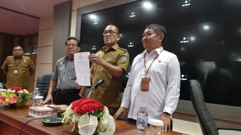 Tim Panitia Seleksi (Pansel) mengumumkan nama Tiga Besar Calon Sekretaris Daerah Provinsi Sulawesi Selatan di Ruang Command Center Kantor Gubernur Sulsel, Senin (13/03/2023)
