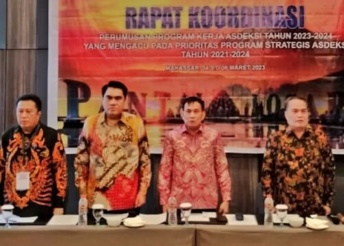 Asosiasi Sekretaris DPRD Kabupaten Kota wilayah Sulawesi Selatan dan Barat menggelar rapat kordinasi, Sabtu 4 Maret 2023, di Hotel Melia Makassar