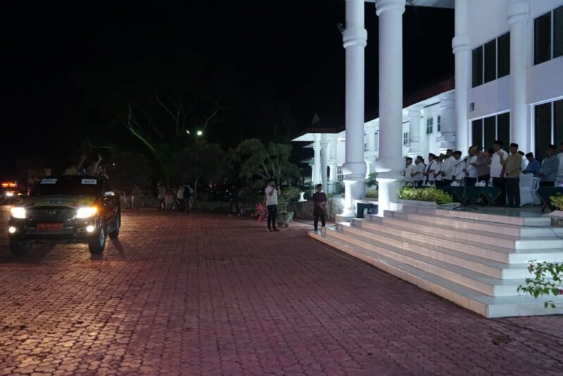 Pemerintah Kabupaten Asahan menggelar Pawai Takbir menyambut Hari Raya Idul Adha 1444 Hijriah di Halaman Kantor Bupati Asahan, Rabu (28/06/2023) malam