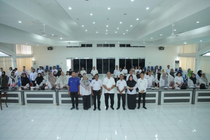 Pemerintah Kabupaten Asahan melalui Badan Kepegawaian dan Pengembangan Sumber Daya Manusia (BkPSDM) Kabupaten Asahan menggelar sosialisasi Sistem Registrasi Tugas Belajar (SiBela) PNS di Aula Melati Kantor Bupati Asahan, Rabu (23/08/2023)