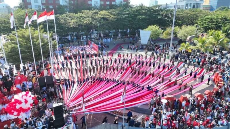 Pelaksanaan Hari Kemerdekaan Indonesia ke-78 di Kota Makassar mengusung tema 'Bunga Rampai Kemerdekaan dari Makassar untuk Indonesia