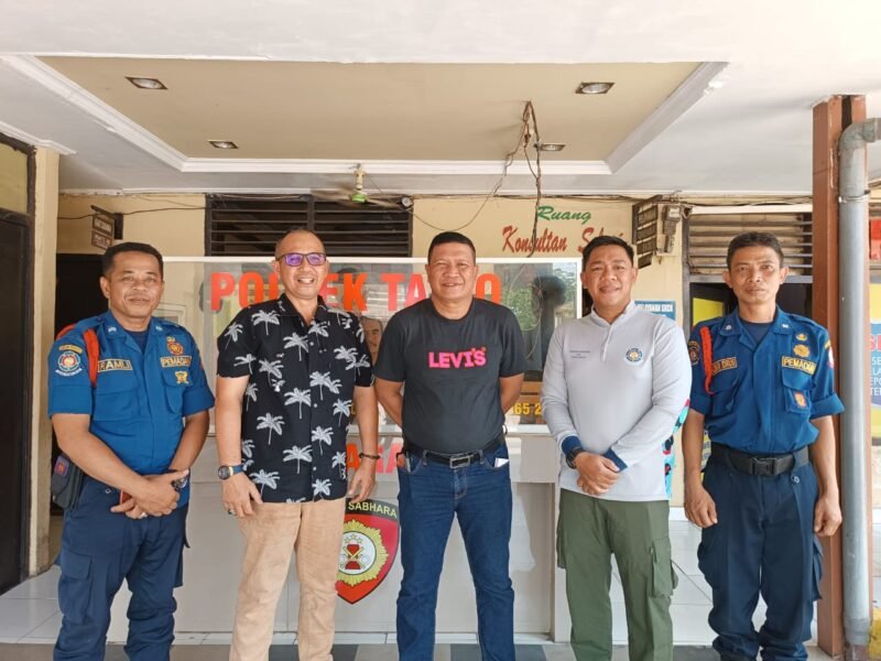 Dinas Pemadam Kebakaran Kota Makassar, bersama dengan pendamping hukumnya, Jemmy Nento, berkoordinasi dengan Polsek Tallo, Jumat (20/10/2023)