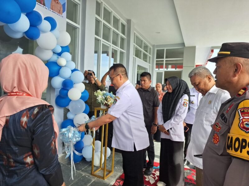 Ketua DPRD Wajo Firmansyah Perkesi menghadiri peresmian gedung baru UPTD Puskesmas Desa Lempa, Rabu (15/01)