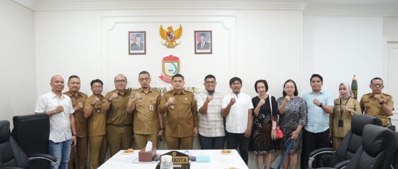 Wali Kota Makassar, Munafri Arifuddin, menerima audiensi manajemen PT Margamas Indah Development, pengelola Mall Panakkukang dan Myko Hotel, di Balaikota Makassar, Selasa (26/08/2025)
