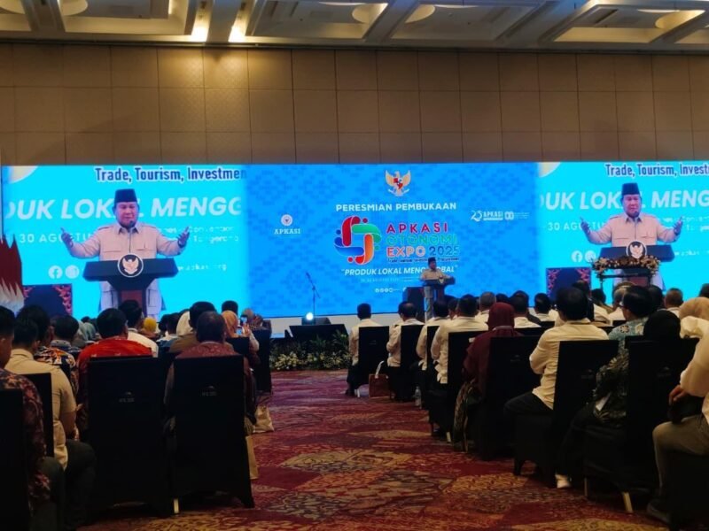 Bupati Gowa, Sitti Husniah Talenrang menghadiri acara pembukaan Apkasi Otonomi Expo (AOE) 2025 yang digelar di Nusantara Convention Hall, Jl. BSD Grand Boulevard Raya No.1, BSD City, Kabupaten Tangerang, Rabu (28/8/2025)