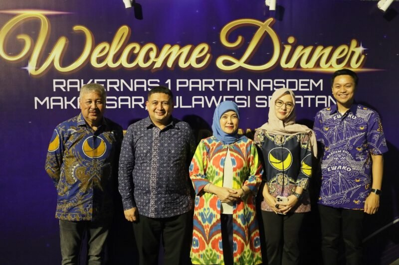 Pemerintah Kota Makassar menjamu secara khusus jajaran pengurus Partai NasDem dari seluruh Indonesia dalam agenda Gala Dinner, Kamis (7/8/2025) malam