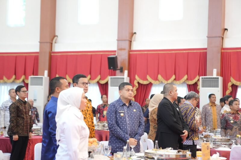 Wali Kota Makassar, Munafri Arifuddin menghadiri kegiatan penyuluhan keamanan pangan dalam rangka mendukung Program Makan Bergizi Gratis di Rumah Jabatan Gubernur Sulawesi Selatan, Kamis (28/8/2025)