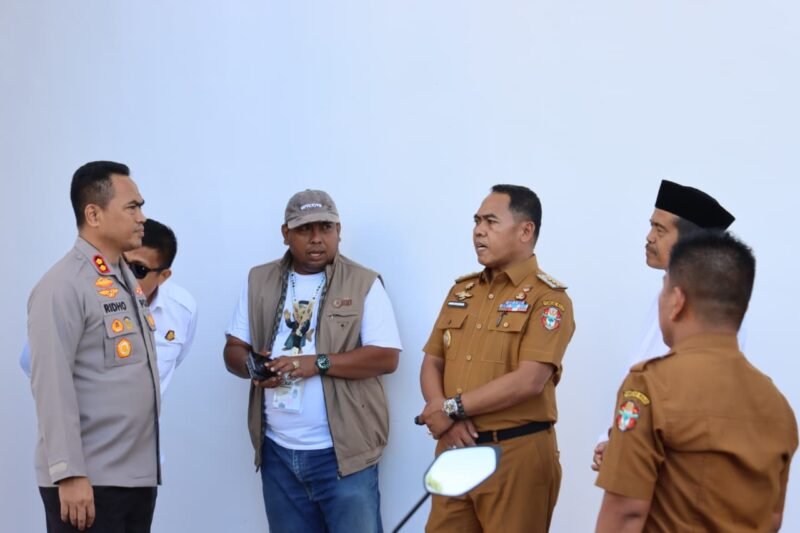 Bupati Wajo, Andi Rosman bersama Forkopimda pantau lokasi jelang pembukaan Musabaqah Qiraatil Kutub Nasional (MQKN) dan Musabaqah Qiraatil Kutub nternasional (MQKI) di sejumlah titik, Selasa (30/9/2025)