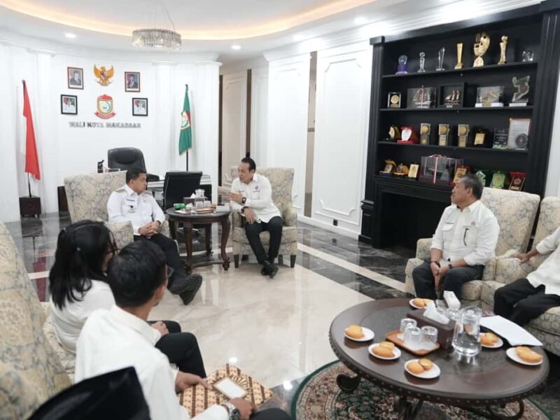 Wali Kota Makassar, Munafri Arifuddin menerima audiensi Dewan Kesenian Makassar (DKM) di Balai Kota, Rabu (1/10/2025)