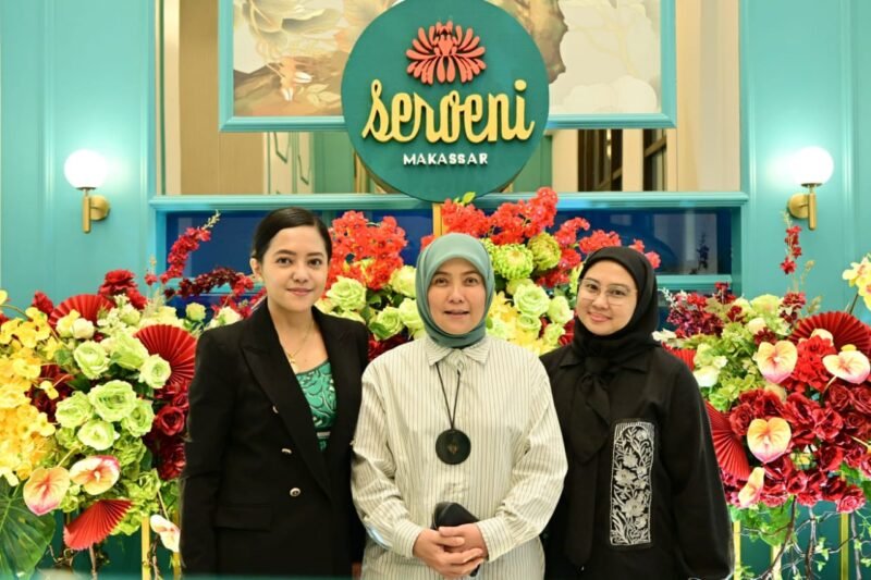 Wakil Wali Kota Makassar, Aliyah Mustika Ilham, menghadiri sekaligus meresmikan Official Opening Celebration Seroeni Makassar yang berlokasi di Sunset Quay Blok B No. 15, Center Point of Indonesia (CPI), Makassar, Sabtu (29/11/2025)