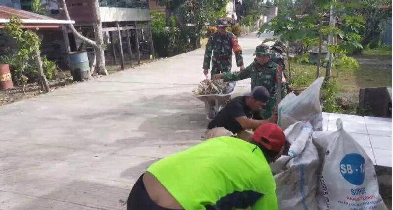 Koramil 1406-03/Maniangpajo yang dipimpin oleh Serma Sumardi melaksanakan kegiatan Karya Bhakti pembersihan saluran air atau got di Lingkungan Bolamallimpong, Kelurahan Anabanua, Kecamatan Maniangpajo, Kabupaten Wajo, Rabu (26/11/2025)