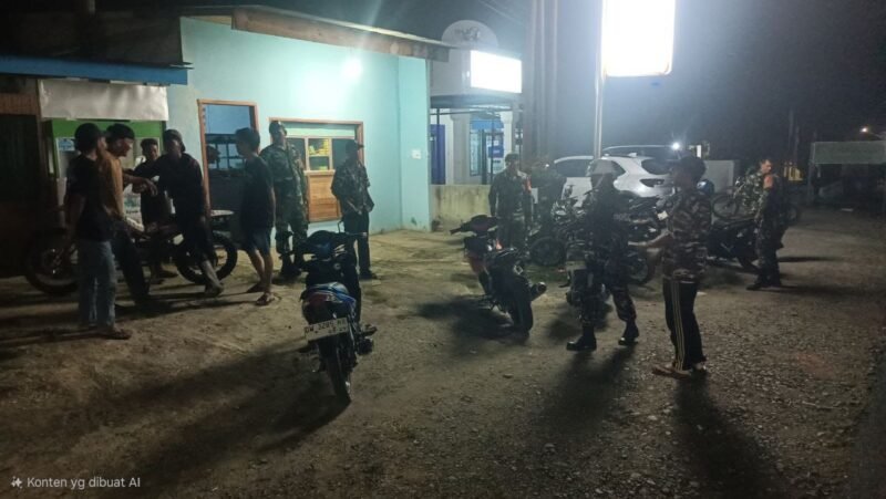 Koramil 1406-06/Pammana melaksanakan kegiatan patroli dan siskamling bersama Persatuan Purnawirawan TNI (PPM), FKPPI, serta para tokoh masyarakat di wilayah Kabupaten Wajo, Jumat, 28 November 2025