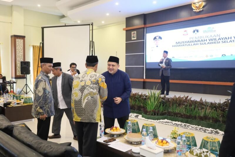Wali Kota Makassar, H. Munafri Arifuddin, menghadiri sekaligus membuka secara resmi Musyawarah Wilayah (Muswil) Hidayatullah Sulawesi Selatan yang berlangsung di Asrama Haji Sudiang, Sabtu (6/12/2025)