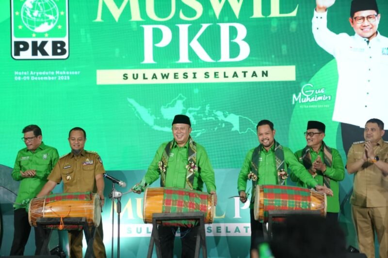Wali Kota Makassar, Munafri Arifuddin, menghadiri Musyawarah Wilayah (Muswil) Dewan Pengurus Wilayah (DPW) Partai Kebangkitan Bangsa (PKB) Sulawesi Selatan yang akan digelar Senin (8/12/2025) di Hotel Aryaduta Makassar