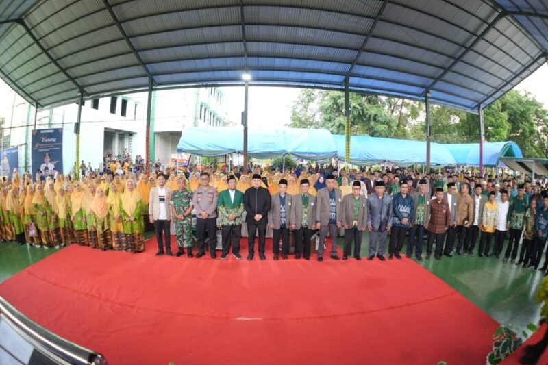 Wali Kota Makassar, Munafri Arifuddin, menghadiri Resepsi Milad Muhammadiyah ke-113 tingkat Kota Makassar yang digelar di Pondok Pesantren Darul Arqam Gombara, Sabtu (27/11/2025)