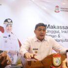 Wali Kota Makassar, Munafri Arifuddin memberikan keterangan kepada awak media di kantor Balai Kota Makassar, Rabu (21/1/2026), waktu petang