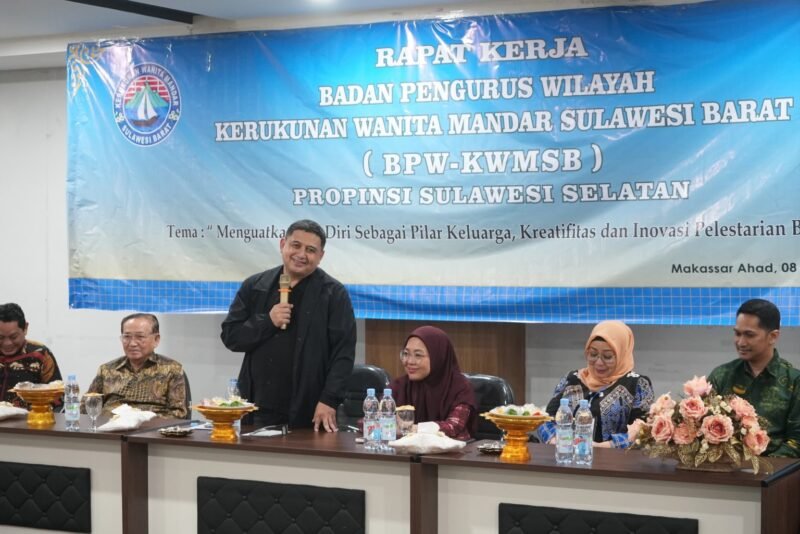 Walikota Makassar Munafri menghadiri Rapat Kerja BPW-KWMSB Sulsel bertajuk 