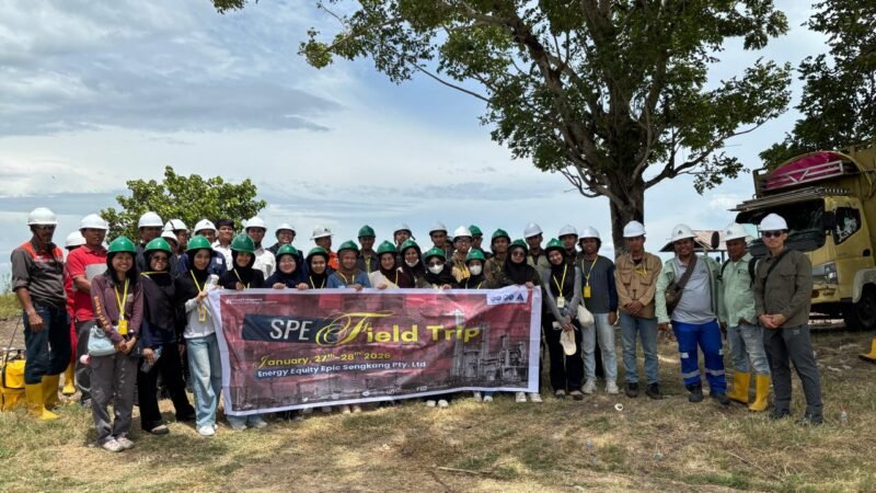 mahasiswa Jurusan Geofisika Fakultas Matematika dan Ilmu Pengetahuan Alam Universitas Hasanuddin (UNHAS) yang tergabung dalam komunitas Society of Petroleum Engineers (SPE) melakukan kunjungan lapangan ke lokasi operasi Seismik 3D Tosora yang dilaksanakan oleh Energy Equity Epic Sengkang (Pty. Ltd.), pada 27–28 Januari 2026