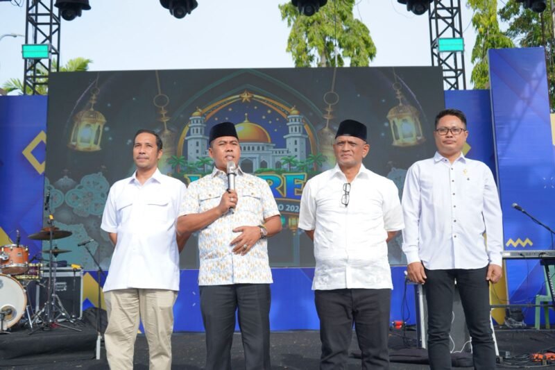 Bupati Wajo, Andi Rosman, secara resmi membuka gelaran Wajo Ramadhan Expo (WARE) 2026 di Lapangan Merdeka Sengkang, Minggu (22/2/2026) sore