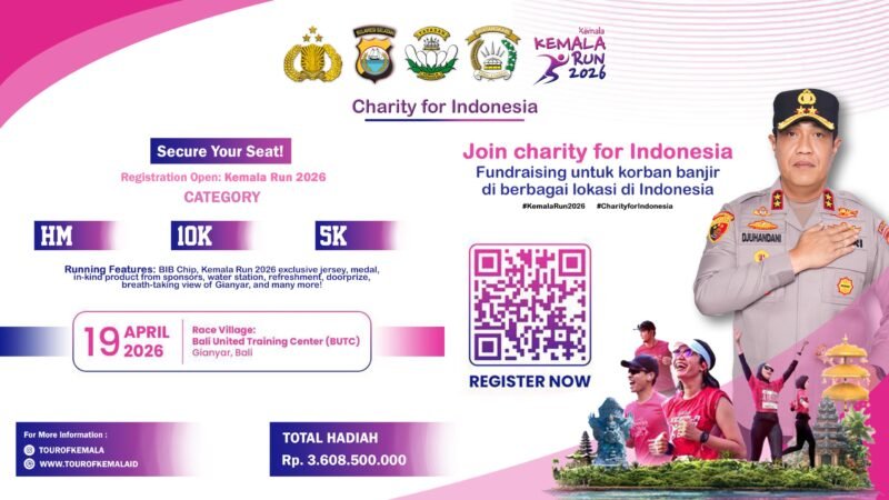 Polda Sulsel Siap Ikuti Seluruh Kategori Event Kemala Run 2026 di Bali