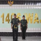 Komandan Kodim (Dandim) 1406/Wajo, Letkol Inf Harianto memimpin langsung acara Kopraport Masuk Satuan dan penyerahan tugas Komandan Unit (Danunit) Intel Kodim 1406/Wajo yang digelar di Gedung Serbaguna Makodim 1406/Wajo, Jalan Kejaksaan No. 55, Sengkang, Kabupaten Wajo, Kamis (26/2/2026)