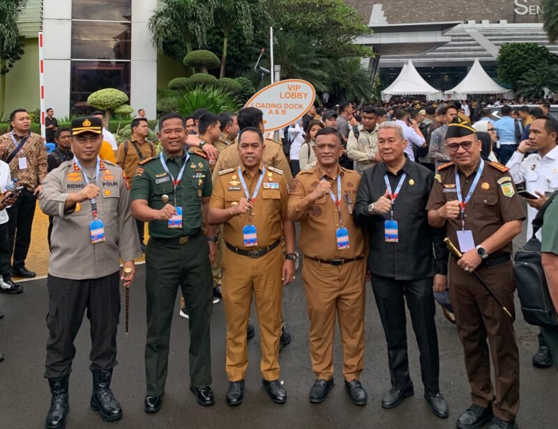 Jajaran Pemerintah Kabupaten Wajo bersama Forkopimda menghadiri Rapat Koordinasi Nasional (Rakornas) Pemerintah Pusat dan Daerah Tahun 2026 yang diselenggarakan oleh Kementerian Dalam Negeri (Kemendagri) di Sentul International Convention Center (SICC), Kabupaten Bogor, Senin (2/2/2026)