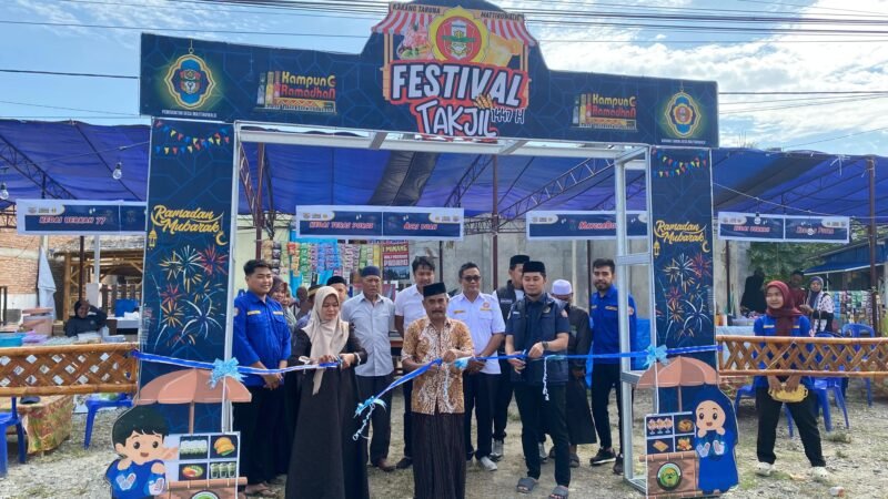 peresmian Kampung Ramadhan 2026 pada Minggu (1/3)