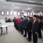 Wali Kota Makassar, Munafri Arifuddin melakukan pelantikan 27 Pejabat Administrator dan Pejabat Pengawas lingkup Pemerintah Kota Makassar, di Ruang Sipakatau, Senin (2/3/2026)