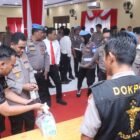 Seksi Profesi dan Pengamanan (Propam) Polres Wajo menggelar kegiatan Penegakan Ketertiban dan Disiplin (Gaktibplin) yang dirangkaikan dengan pemeriksaan urine mendadak, Senin (9/3/2026)